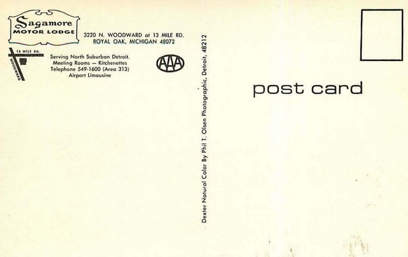 Sagamore Motor Lodge - Old Postcard (newer photo)
